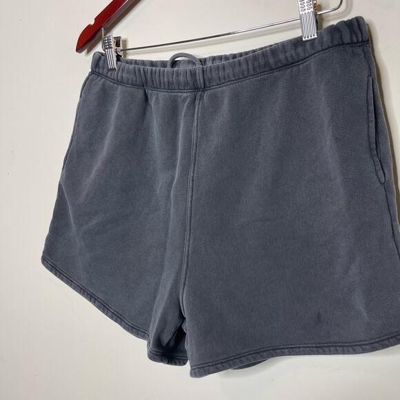 Joah Brown Fitted Sweat Shorts Gray Womens M/L - Picture 4 of 8